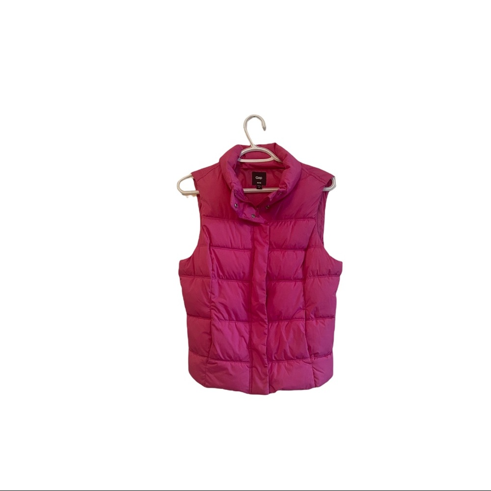 GAP puffer pink vest
